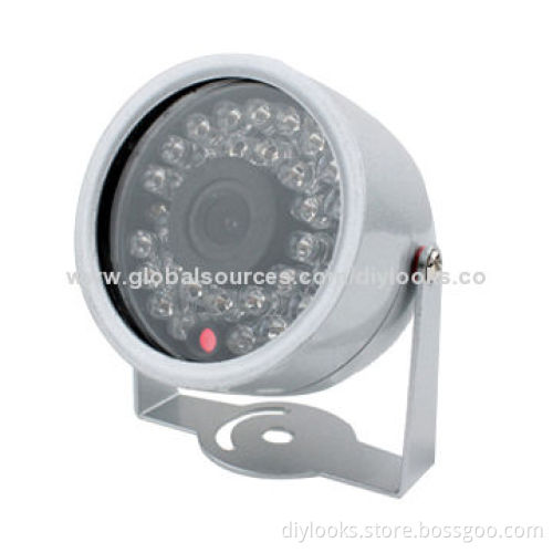 1/3-inch CMOS Color 380TVL 30 LED Mini Waterproof Camera